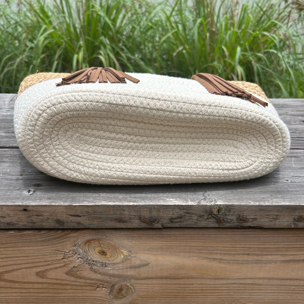 Straw & Rope Shoulder Tote - Picture 5 of 10